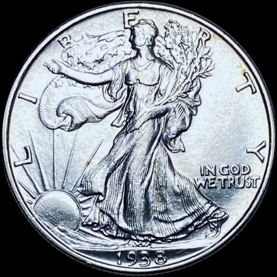 1938 Walking Liberty Half Dollar CHOICE BU