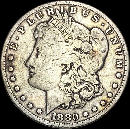 1880 Morgan Silver Dollar NEARLY UNCIRCULATED