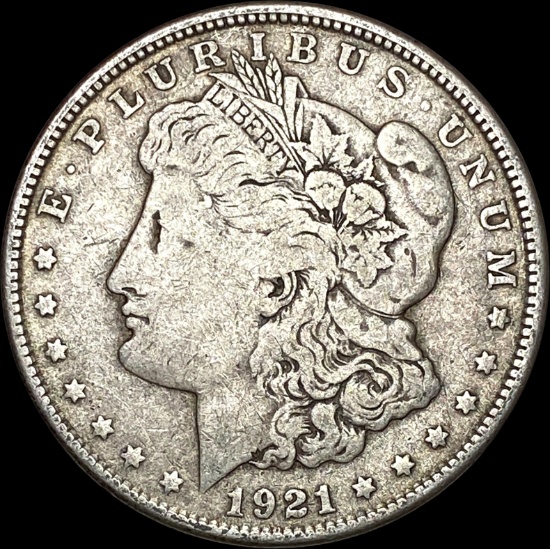 1921 Silver Morgan Dollar LIGHTLY CIRCULATED