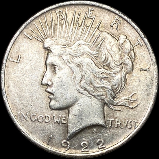 1922 Silver Peace Dollar CLOSELY UNCIRCULATED