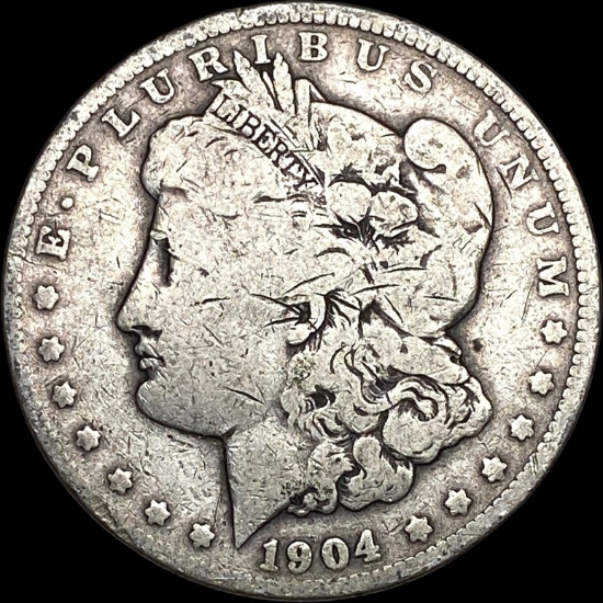 1904 Silver Morgan Dollar LIGHTLY CIRCULATED