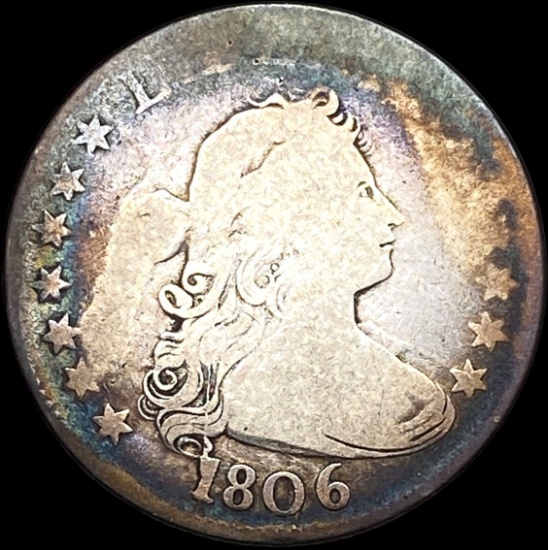 1806 Draped Bust Half Dollar NICELY CIRCULATED