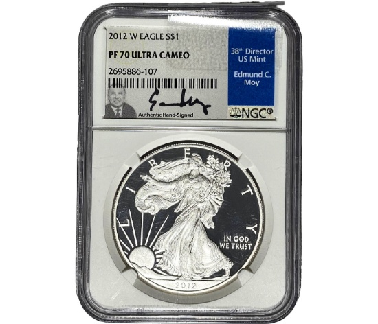 2012 $1 Silver Eagle NGC PF70 UC