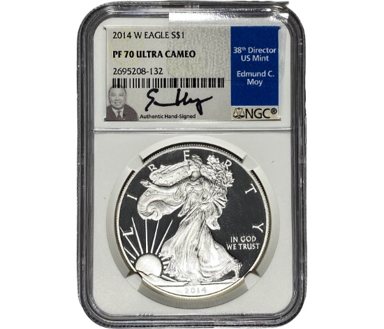 2014 $1 Silver Eagle NGC PF70 UC