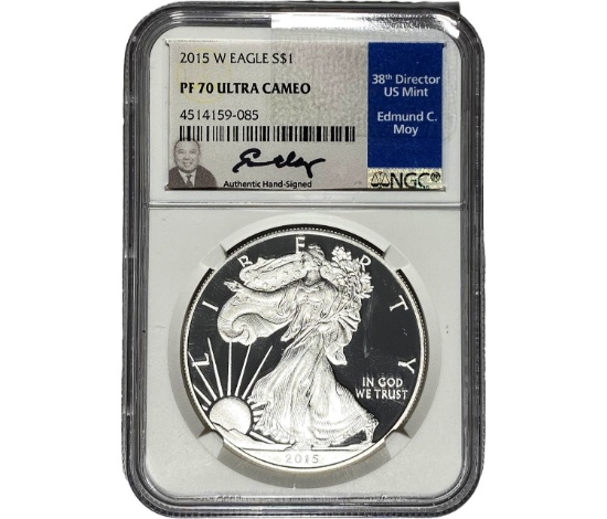 2015 $1 Silver Eagle NGC PF70 UC