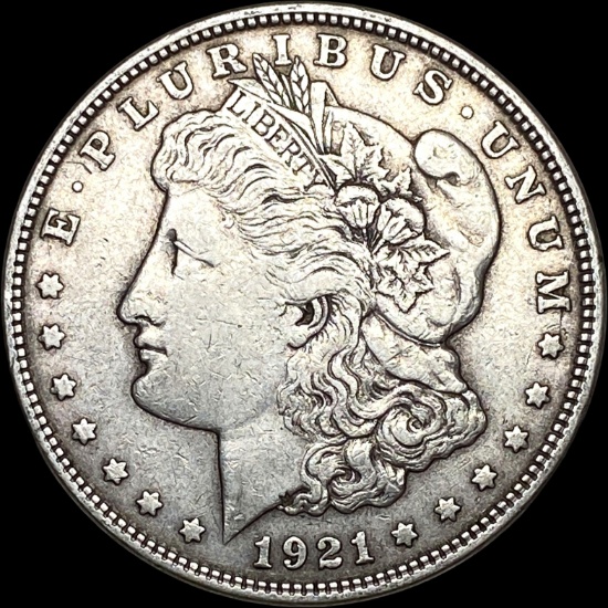 1921 Morgan Silver Dollar NEARLY UNCIRCULATED