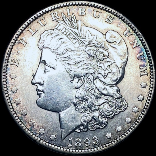 1893-S Silver Morgan Dollar CHOICE AU