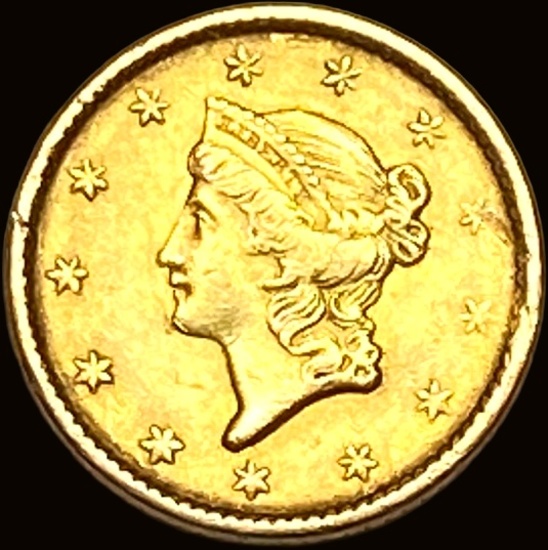 1851 Gold $1 Type 1 Liberty Head CLOSELY UNCIRCULATED
