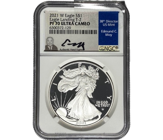 2021 $1 Silver Eagle NGC PF70 UC