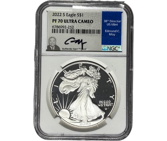 2022 $1 Silver Eagle NGC PF70 UC