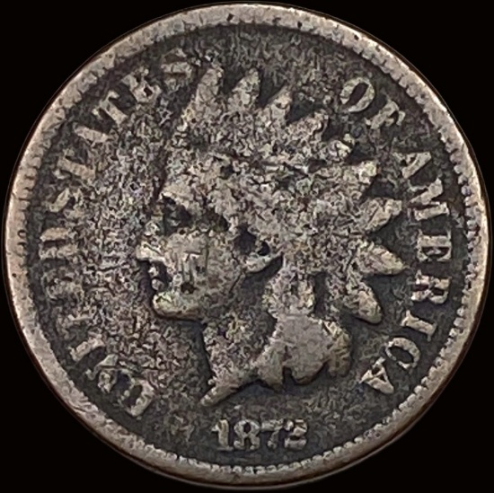 1873 Indian Head Cent NICELY CIRCULATED