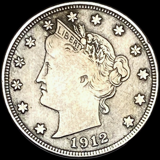 1912-S Liberty Head Nickel LIGHTLY CIRCULATED