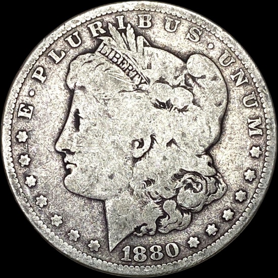 1880 Morgan Silver Dollar ABOUT UNCIRCULATED