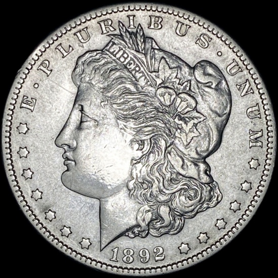 1892-S Silver Morgan Dollar NEARLY UNCIRCULATED