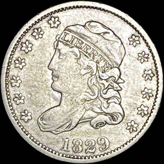 1829 Capped Bust Half Dime LIGHTLY CIRCULATED