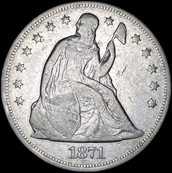 1871 Silver Dollar LIGHTLY CIRCULATED