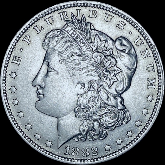 1882 Silver Morgan Dollar CHOICE AU