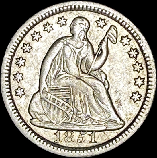 1851 Silver Half Dime CLOSELY UNCIRCULATED