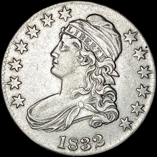 1832 Capped Bust Half Dollar LIGHTLY CIRCULATED