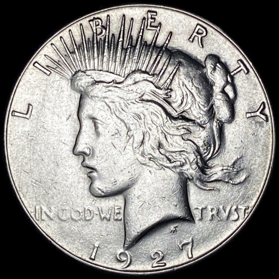 1927-S Silver Peace Dollar CLOSELY UNCIRCULATED