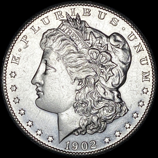 1902-S Silver Morgan Dollar CLOSELY UNCIRCULATED