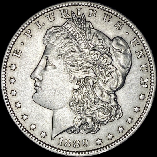 1889 Silver Morgan Dollar CLOSELY UNCIRCULATED
