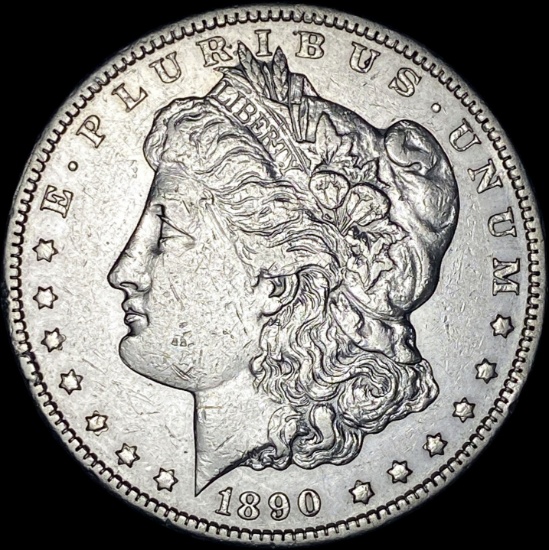 1890-CC Silver Morgan Dollar CLOSELY UNCIRCULATED