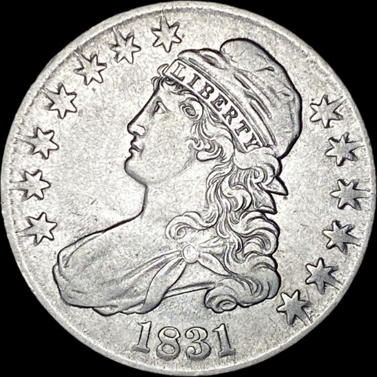 1831 Capped Bust Half Dollar NEARLY UNCIRCULATED