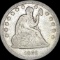 1859-O Silver Seated Liberty Quarter NICELY CIRCULATED