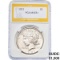 1921 Peace Dollar PGA MS63+ SILVER