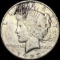 1923-D Silver Peace Dollar NEARLY UNCIRCULATED