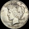 1922 Silver Peace Dollar NEARLY UNCIRCULATED