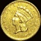 1856 Gold $1 Indian Princess Head Type 2 CLOSELY UNCIRCULATED