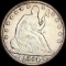 1854-O Silver Seated Liberty Half Dollar NEARLY UNCIRCULATED