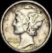 1921 Mercury Dime NEARLY UNCIRCULATED