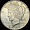 1922 Silver Peace Dollar CLOSELY UNCIRCULATED