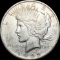 1922 Silver Peace Dollar NEARLY UNCIRCULATED