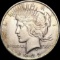 1922 Silver Peace Dollar NEARLY UNCIRCULATED