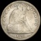 1843 Seated Liberty Dollar NEARLY UNCIRCULATED