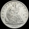 1861-S Seated Liberty Half Dollar CLOSELY UNCIRCULATED