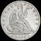 1853-O Arrows/Rays Seated Liberty Half Dollar NEARLY UNCIRCULATED