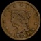 1842 Braided Hair Large Cent LIGHTLY CIRCULATED LIGHTLY CIRCULATED