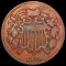 1864 Sm Motto Two Cent Piece CLOSELY UNCIRCULATED