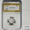 1835 Capped Bust Dime PGA AU58