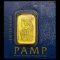 This is a PAMP Suisse 1g Gold Bar 999.9 UNCIRCULAT UNCIRCULATED