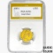 1801 GOLD HALF GUINEA .1231oz AGW PGA AU55