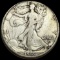 1916-D Walking Liberty Half Dollar LIGHTLY CIRCULATED