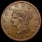 1840 Braided Hair Large Cent NEARLY UNCIRCULATED