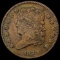 1829 Classic Head Half Cent NEARLY UNCIRCULATED