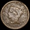 1851/81 Braided Hair Large Cent NICELY CIRCULATED